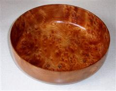 Elm burr bowl by Syd Weatherley